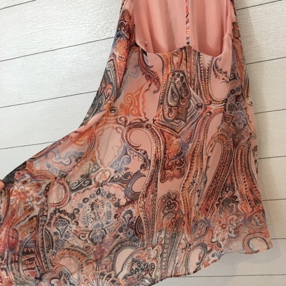 Anthropologie Paper Crane T Back Dress - Picture 2 of 4